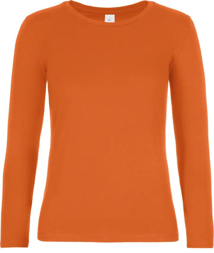 T-shirt manches longues femme #E190 Urban Orange