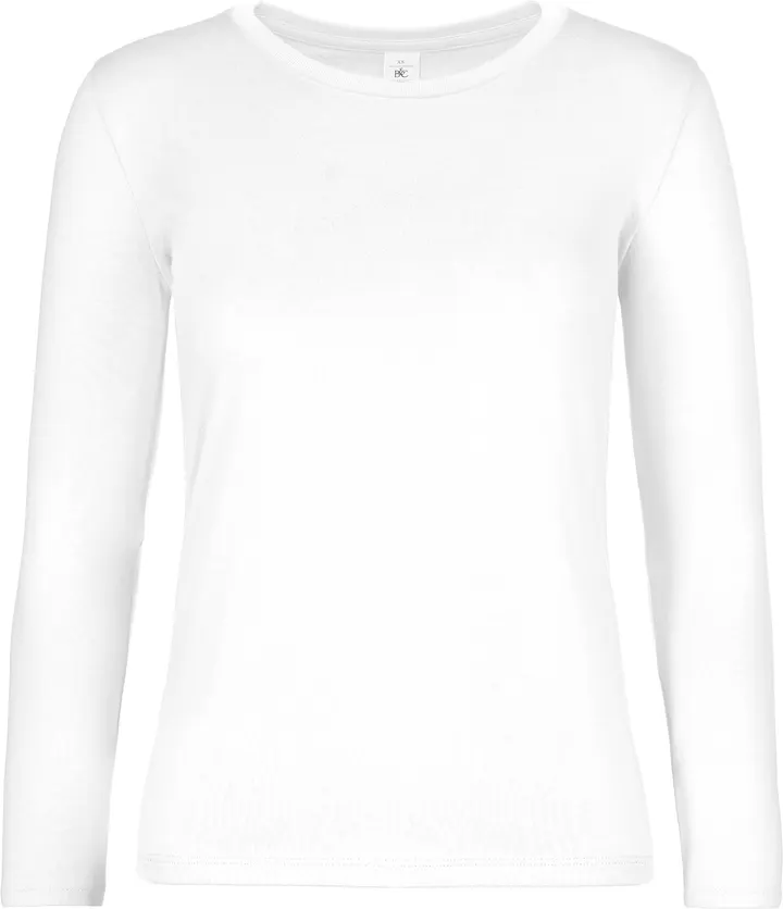 T-shirt manches longues femme #E190 White