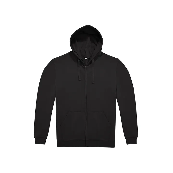 Kapuzen-Sweatshirt mit Reißverschluss ID.224 (50/50) Black