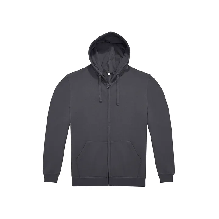 Kapuzen-Sweatshirt mit Reißverschluss ID.224 (50/50) Dark Grey