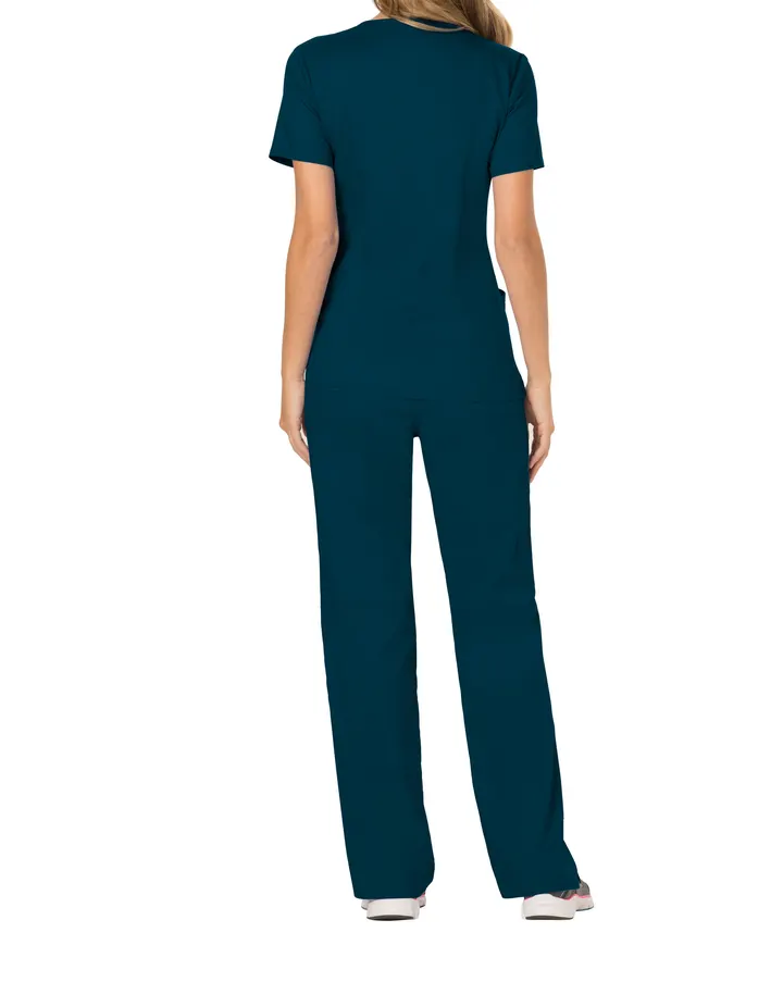 Haut cache-cœur femme Caribbean Blue