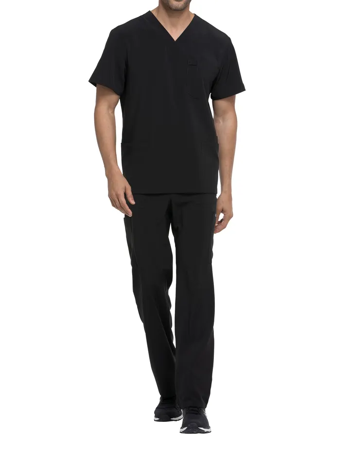 Haut col V homme Black