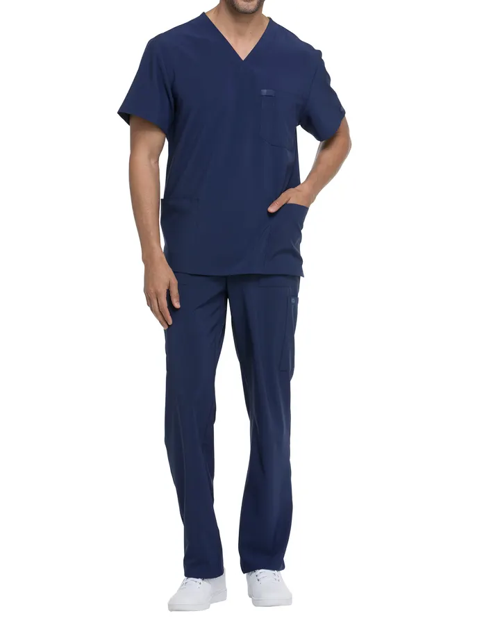 Haut col V homme Navy