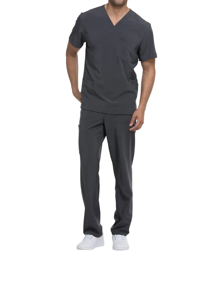 Haut col V homme Pewter