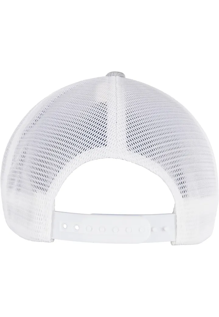 Casquette mesh bicolore MELANGE SILVER / WHITE