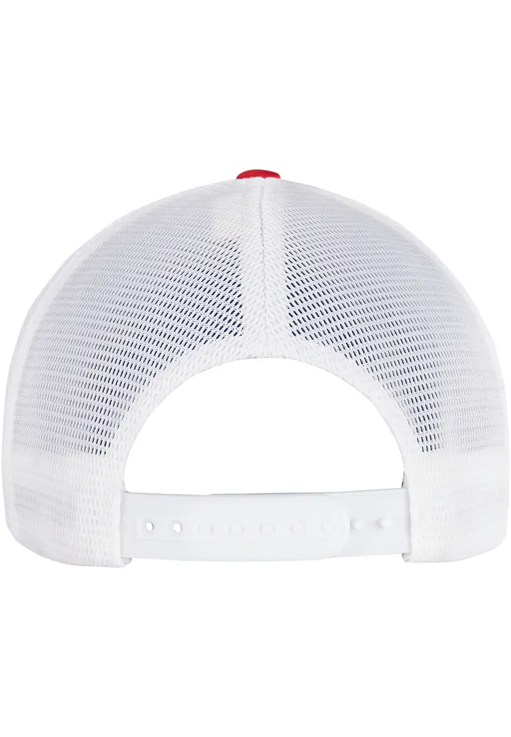 Casquette mesh bicolore RED / WHITE