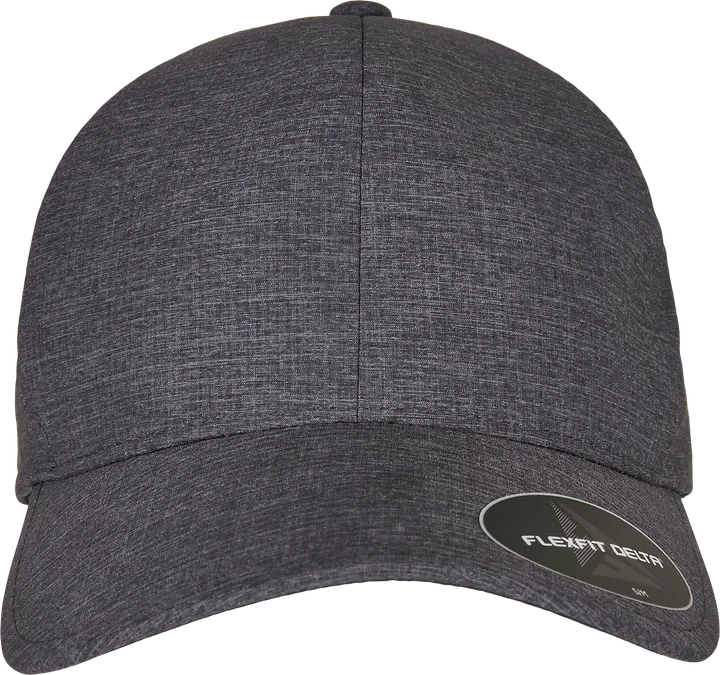 Flexfit Delta-Kappe, Mix MELANGE CHARCOAL