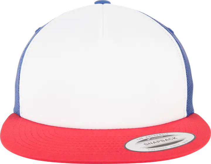 Foam-Trucker-Kappe Red / White / Royal