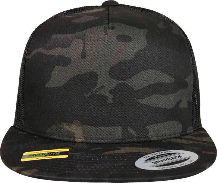 Casquette trucker multicam BLACK