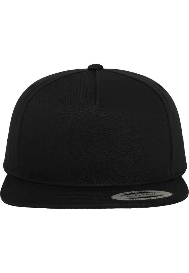 Casquette Classic 5 Panel Snapback BLACK / BLACK