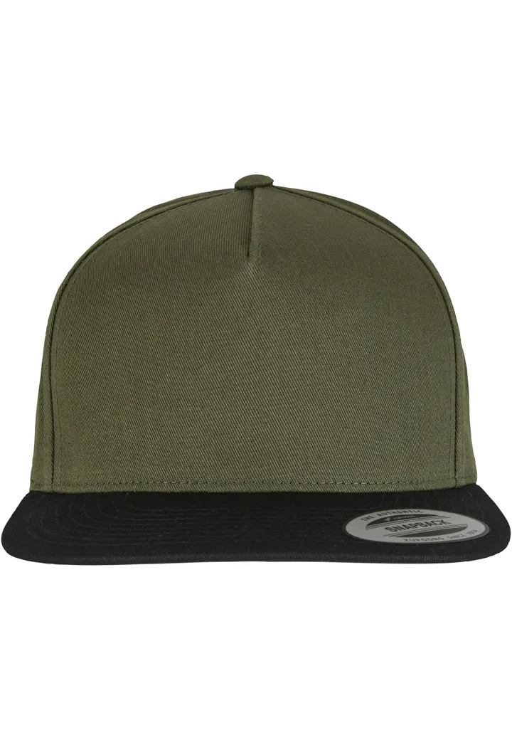 Casquette Classic 5 Panel Snapback OLIVE / BLACK