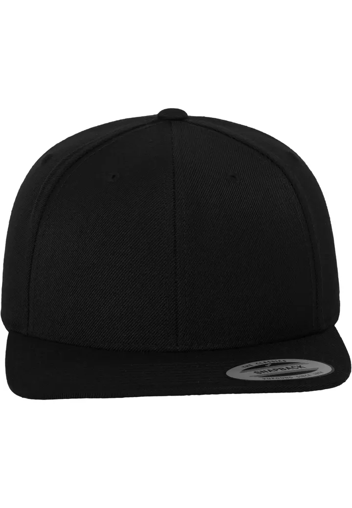 Classic Snapback Kappe BLACK