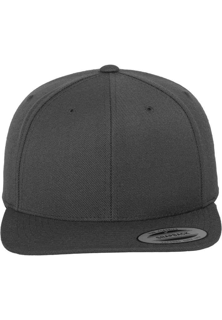 Classic Snapback Kappe DARK GREY