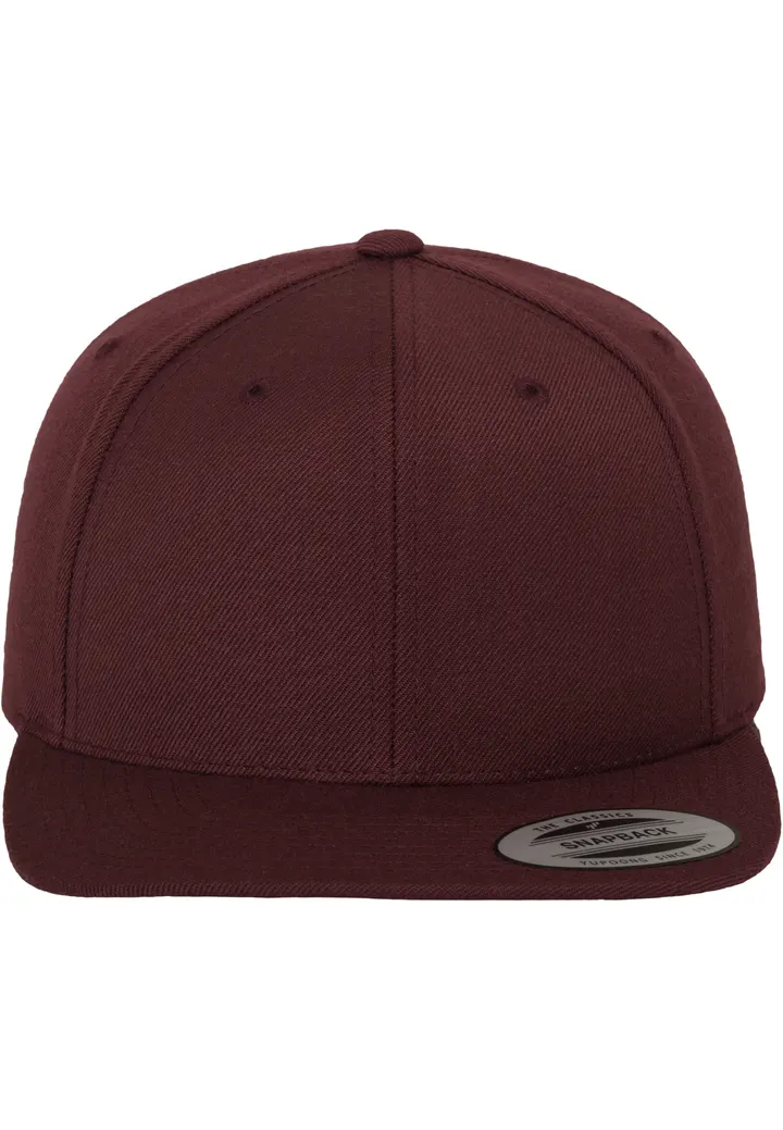 Classic Snapback Kappe MAROON