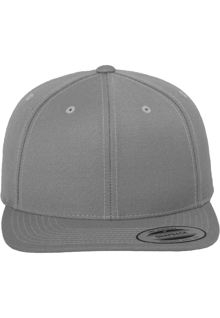 Classic Snapback Kappe SILVER