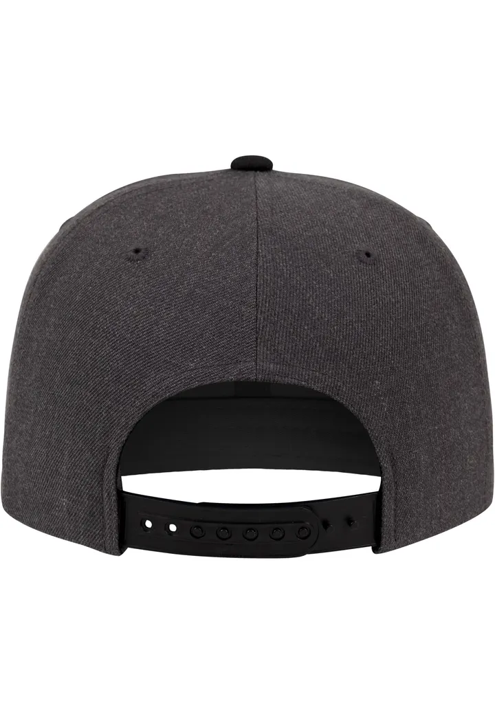 Zweifarbige Classic Snapback Cap CHARCOAL / BLACK