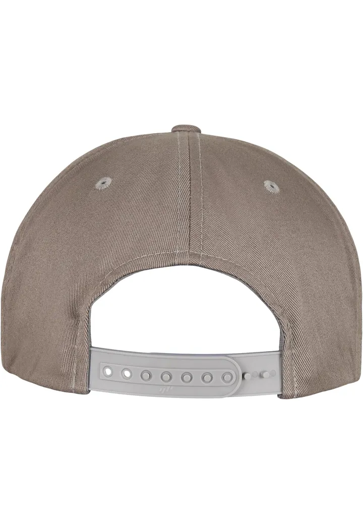 Snapback-Cap aus biologischer Baumwolle Pale Grey