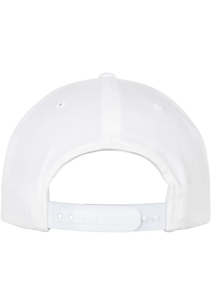 Snapback-Cap aus biologischer Baumwolle WHITE