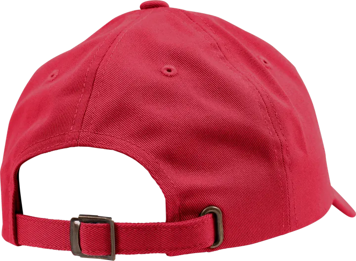 6-Panel-Kappe aus Baumwoll-Twill CRANBERRY