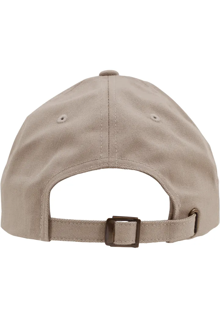 6-Panel-Kappe aus Baumwoll-Twill KHAKI