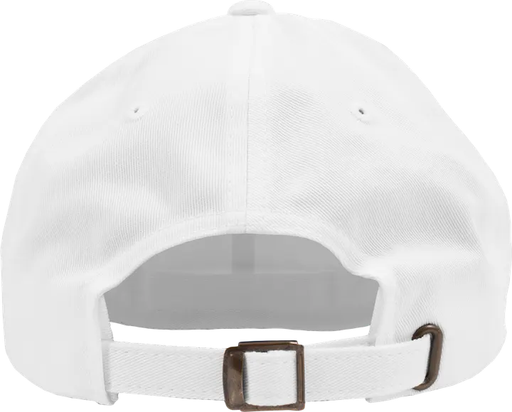 6-Panel-Kappe aus Baumwoll-Twill WHITE