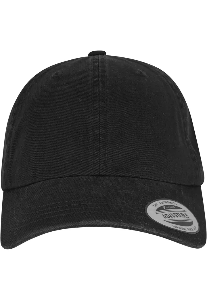 Verwaschene Kappe BLACK