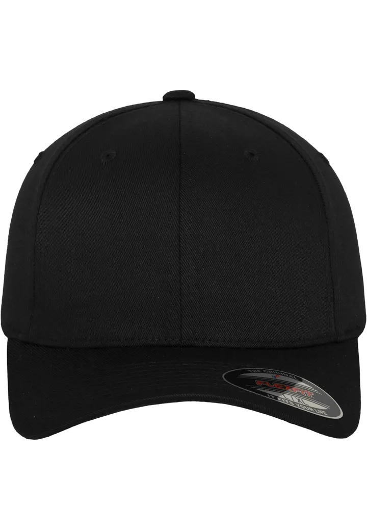 Flexfit Wooly Combed Kappe BLACK / BLACK