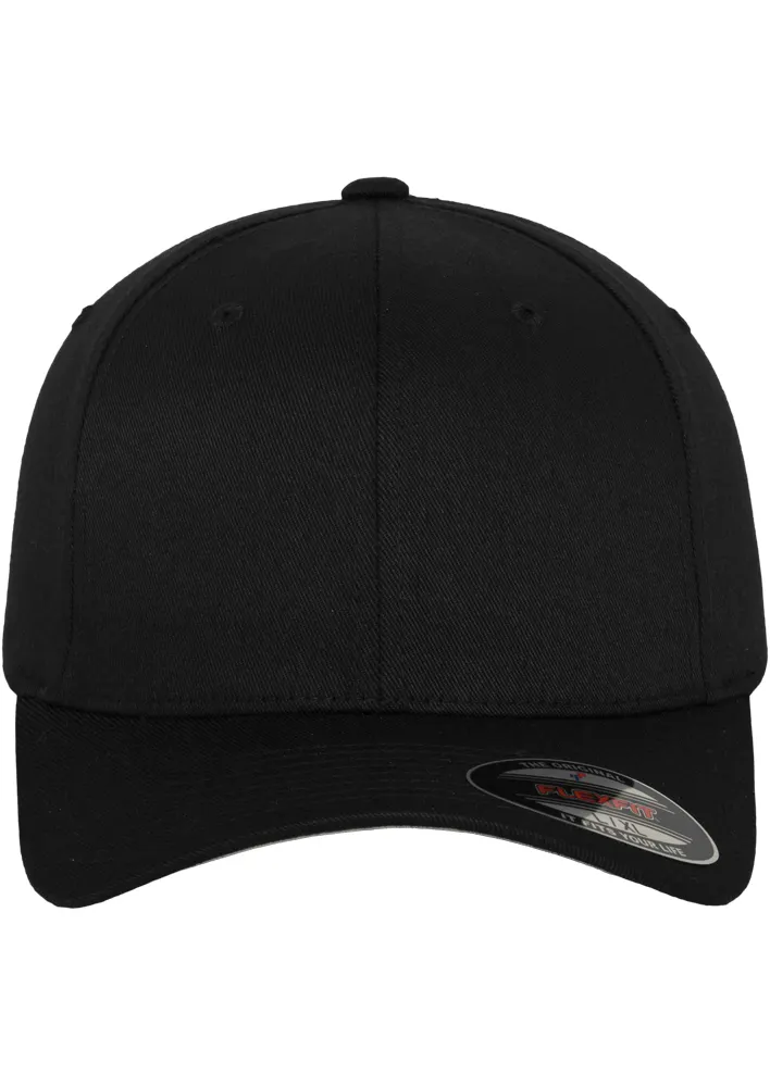 Flexfit Wooly Combed Kappe BLACK