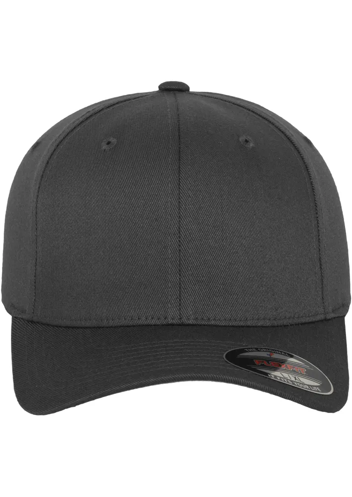 Flexfit Wooly Combed Kappe DARK GREY