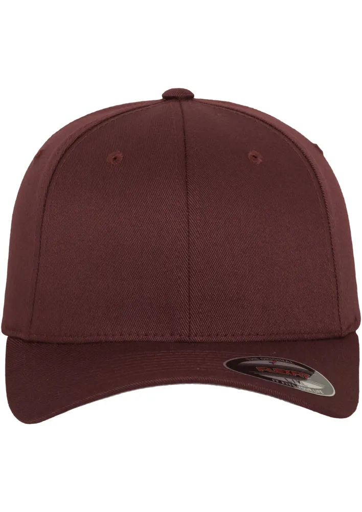 Flexfit Wooly Combed Kappe MAROON
