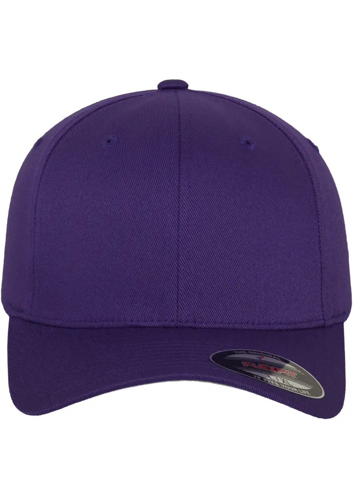Flexfit Wooly Combed Kappe PURPLE