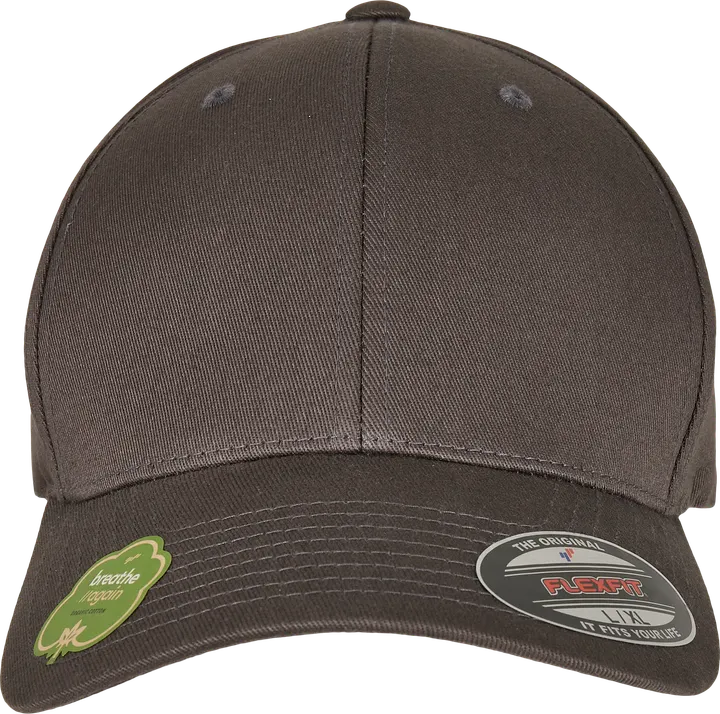 Flexfit-Kappe aus biologischer Baumwolle DARK GREY