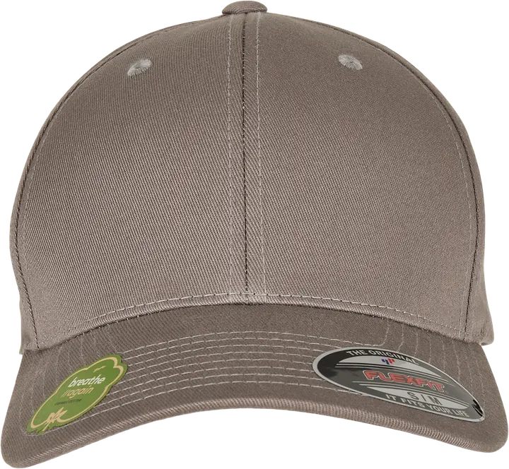 Flexfit-Kappe aus biologischer Baumwolle Pale Grey