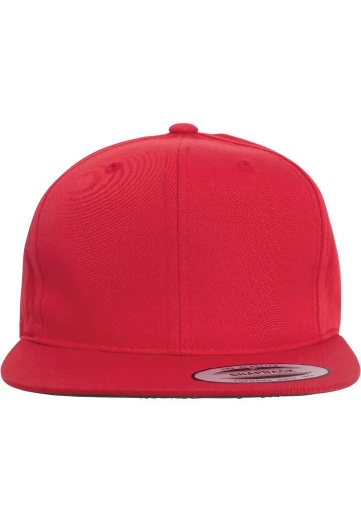 Pro-Style Twill Snapback Kappe für Kinder RED