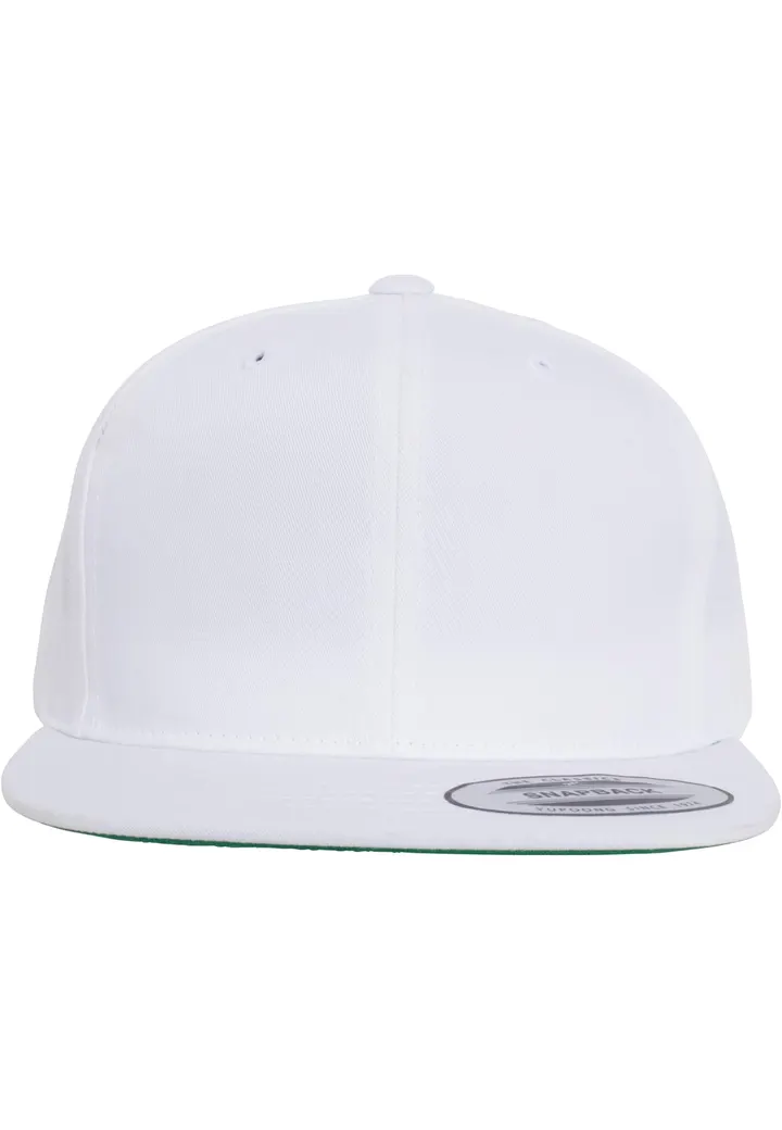 Pro-Style Twill Snapback Kappe für Kinder WHITE