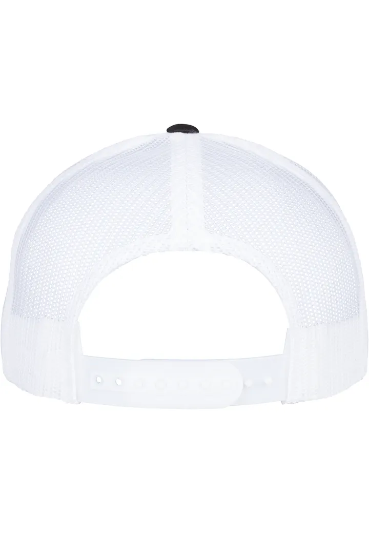 Zweifarbige Retro-Trucker-Mütze BLACK / WHITE