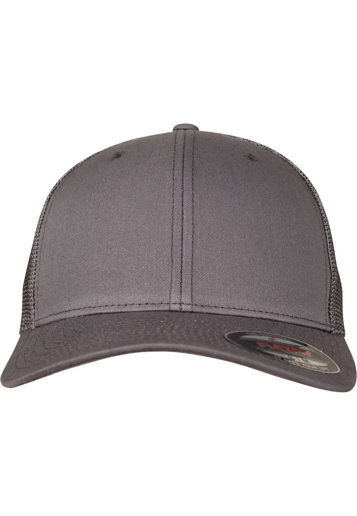 Flexfit Mesh Trucker Kappe DARK GREY