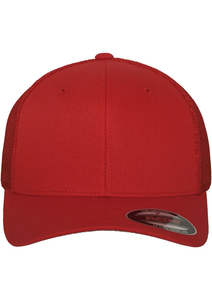 Flexfit Mesh Trucker Kappe RED