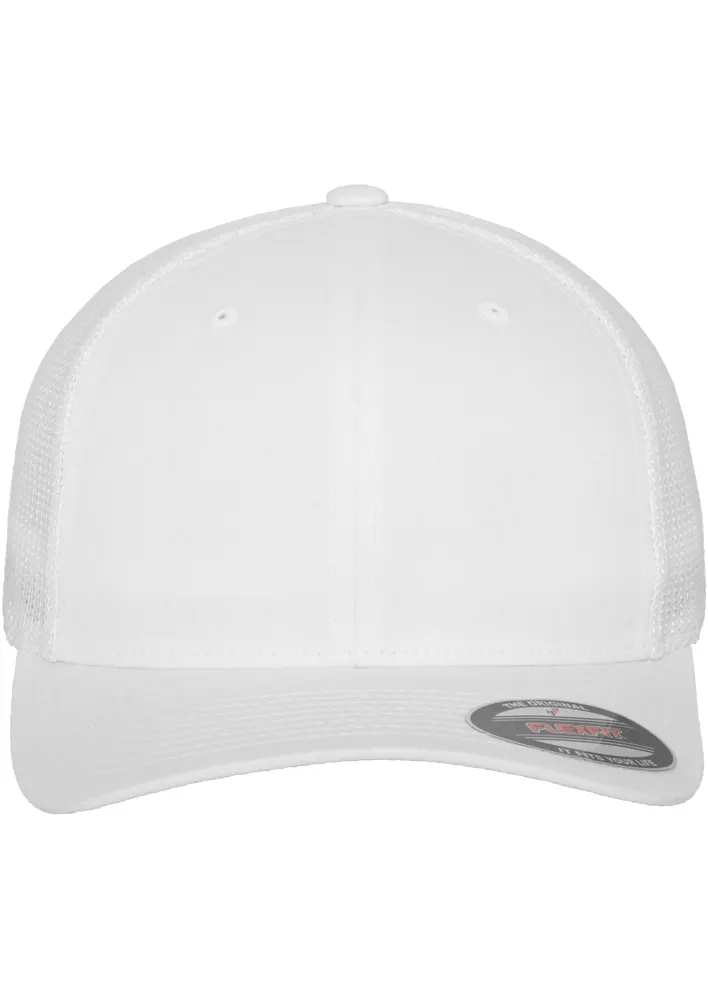 Flexfit Mesh Trucker Kappe WHITE