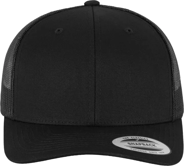 Casquette retro trucker BLACK