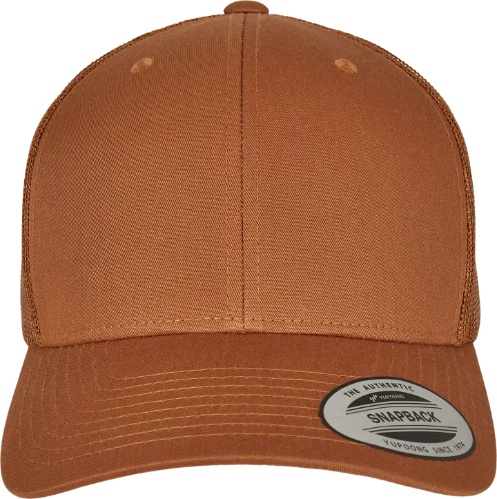 Casquette retro trucker Caramel