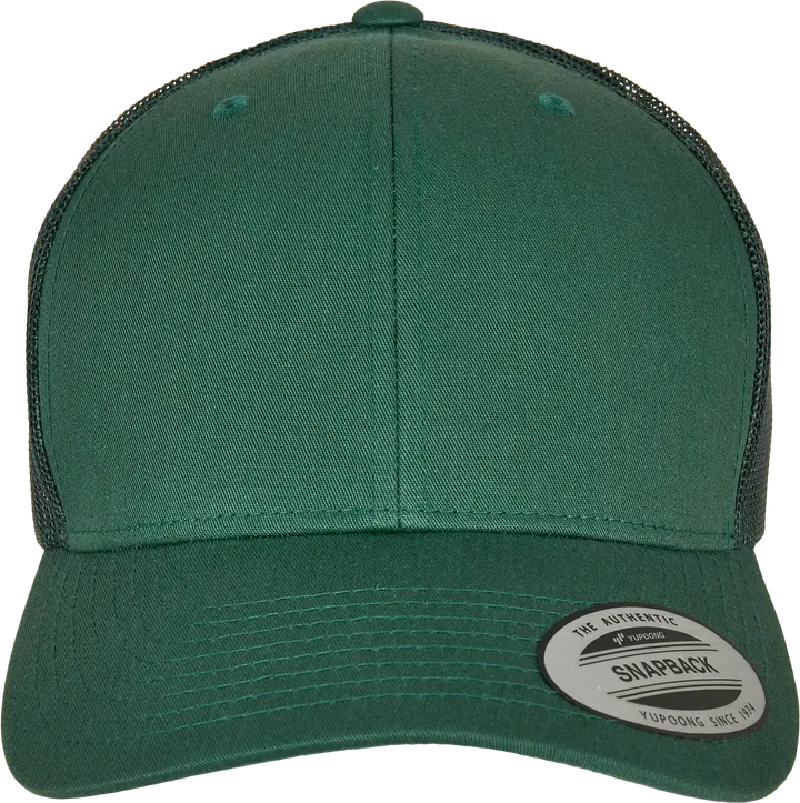 Casquette retro trucker Evergreen