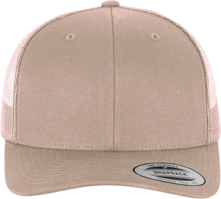 Casquette retro trucker KHAKI