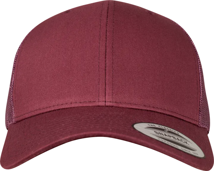 Casquette retro trucker MAROON