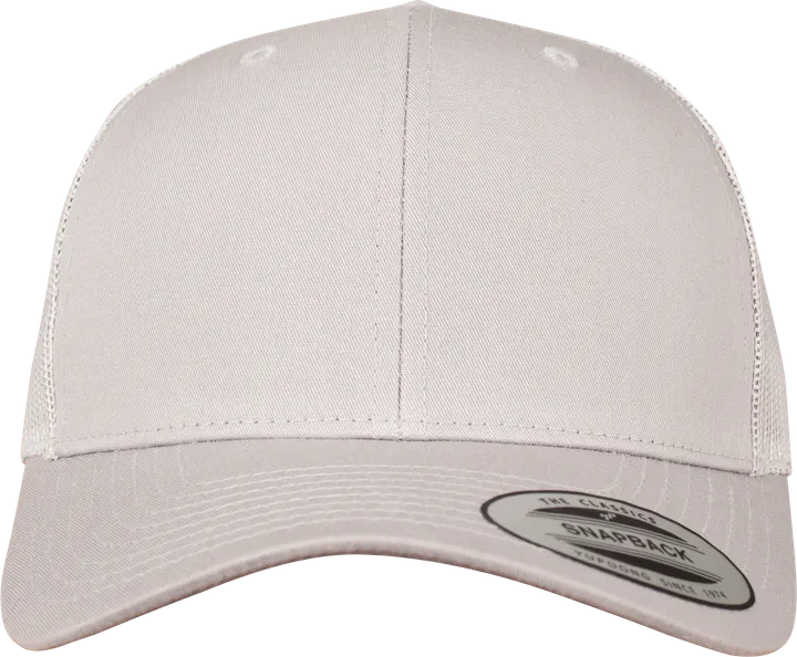 Casquette retro trucker SILVER