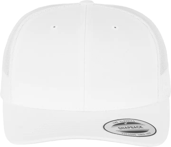 Casquette retro trucker WHITE