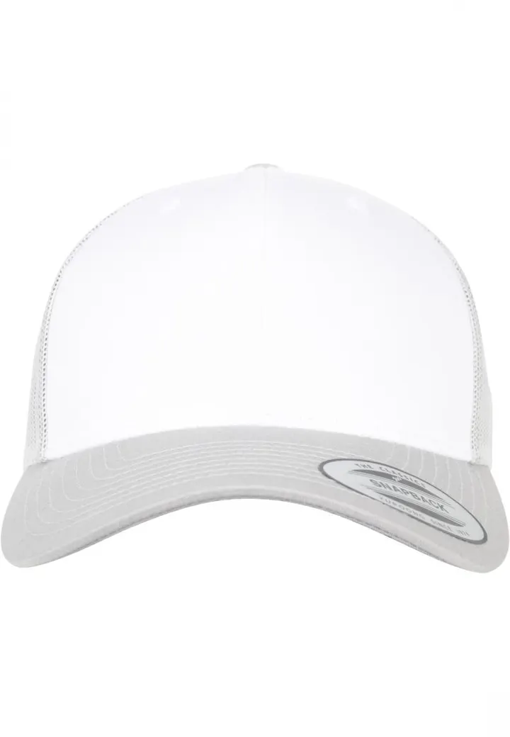 Casquette Retro Trucker Colored Front SILVER / WHITE