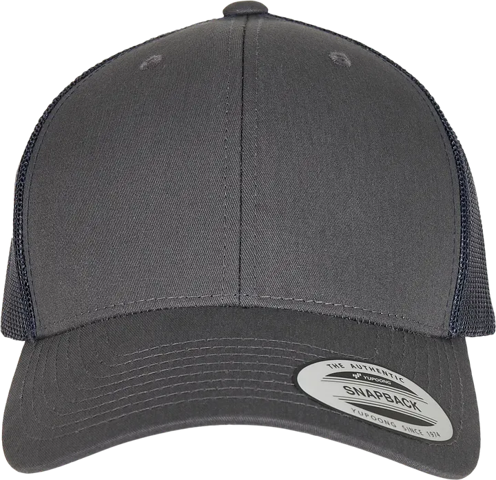 Casquette retro trucker bicolore Charcoal / Navy