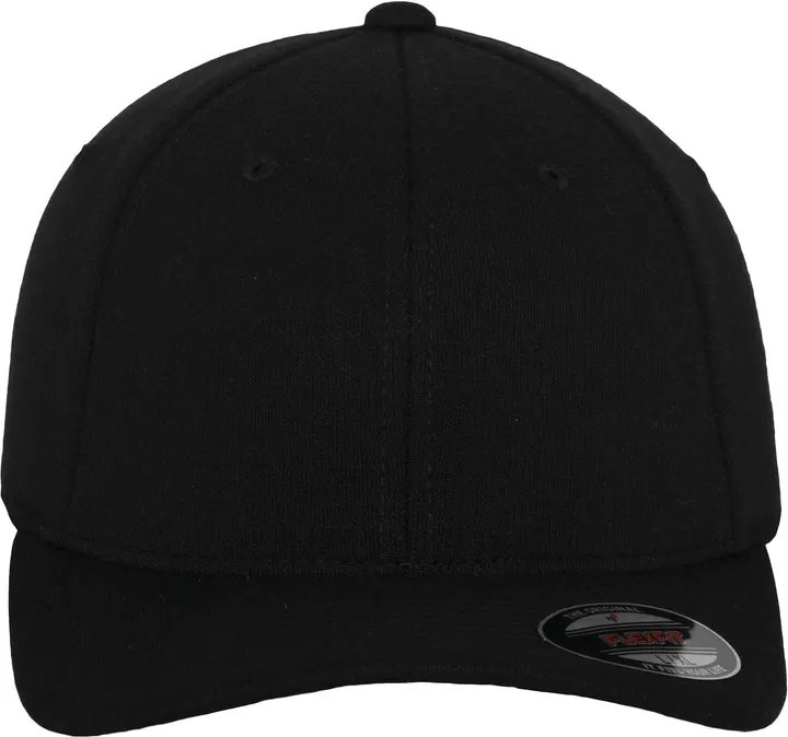 6-Panel-Kappe aus Jersey BLACK
