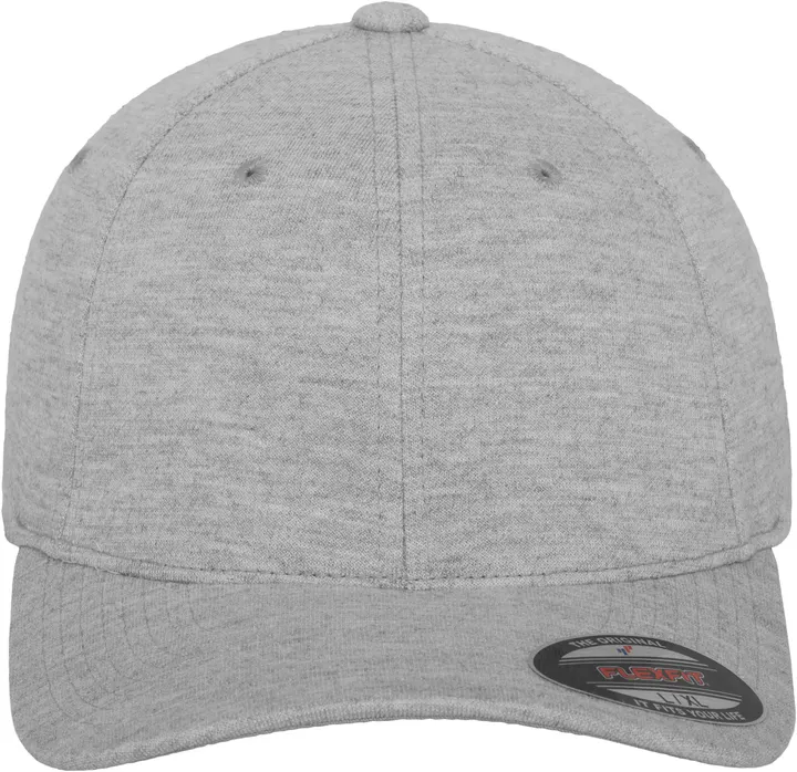 6-Panel-Kappe aus Jersey HEATHER